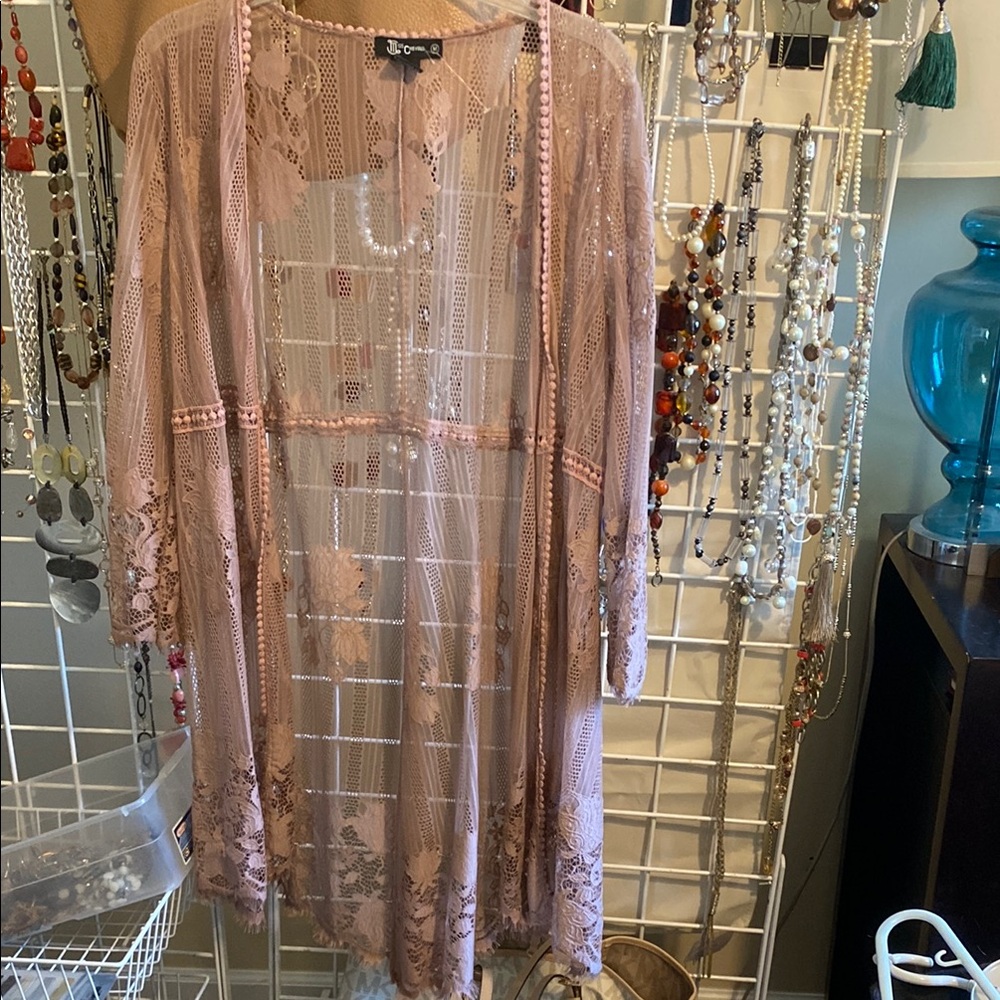 Miss Chievous Lace Cardigan NWOT M